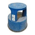 Manutan opstapkruk, EN14183, max 150 kg, kunststof, 3, Ophalen of Verzenden, Gebruikt