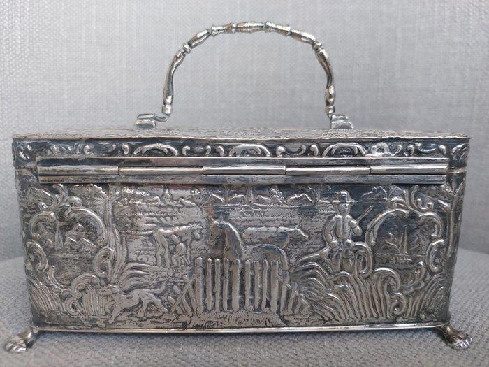 W. Edeling Schoonhoven 1902 - Snuifdoos - 835 zilver, Antiek en Kunst, Antiek | Goud en Zilver