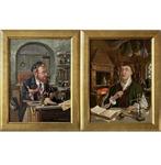 Evgeny Lunov (XX-XXI) - Diptych. The Shoemaker & Paracelsus.