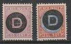 Postzegel Ned. Indië 1911 Dienstzegels D5+D7 (1034), Verzenden, Postfris, Nederlands-Indië