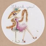 Set van 8 wenskaarten - Thank you, Diversen, Nieuw