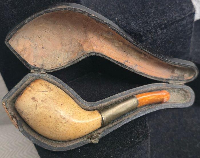 Zonder Minimumprijs - Pijp - Amber, zeewierschuim, Verzamelen, Rookartikelen, Aanstekers en Luciferdoosjes