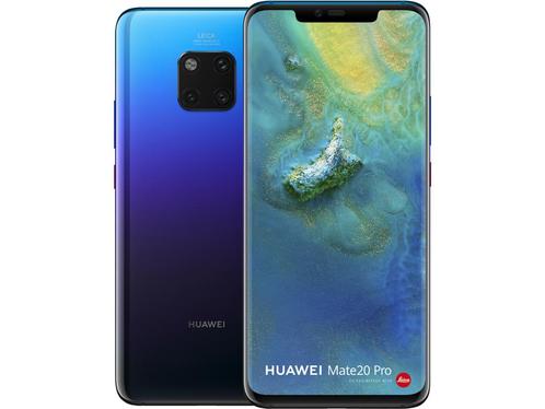 Huawei Mate 20 Pro - Smartphone - 128GB opslag - Twilight, Huis en Inrichting, Woonaccessoires | Overige, Zo goed als nieuw, Verzenden