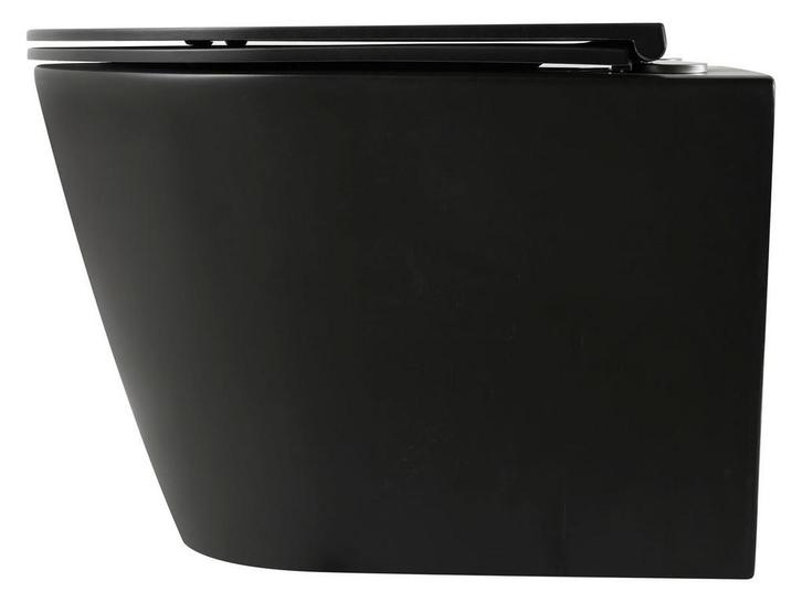 Atlantic Joey - Hangend toilet - Mat zwart - 2 jaar garantie, Huis en Inrichting, Woonaccessoires | Overige, Zo goed als nieuw