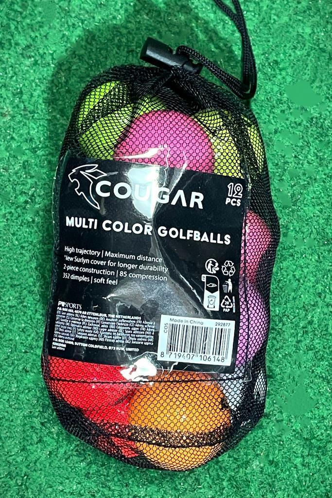 72 Stuks Cougar Rainbow Golfballen  - Top Deal ! -, Sport en Fitness, Golf, Bal(len), Nieuw, Overige merken, Ophalen of Verzenden