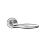 Intersteel Deurkruk Jupiter op rozet geveerd met ring - RVS, Verzenden, Nieuw