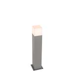 Moderne staande buitenlamp grijs 50 cm IP44 - Denmark, Tuin en Terras, Buitenverlichting, Nieuw, Minder dan 50 watt