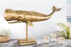 Maritieme Skulptur WAL 70cm messing handgemaakte Metall, Ophalen of Verzenden, Nieuw