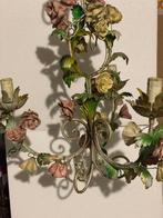 Kandelaber - ferro keramiek - Kroonluchter met bloemetje