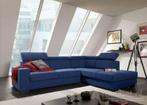 Hoekbank Raalte - hoekbanken - Blauw, Huis en Inrichting, Banken | Sofa's en Chaises Longues, Nieuw, Stof