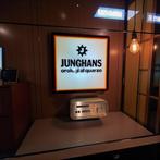 Klok (2) - Junghans - Mid-century modern Aluminium -