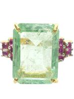 Zonder minimumprijs - Ring - 9 kt. Zilver, Geel goud, Nieuw