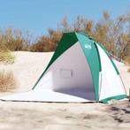 vidaXL Strandtent 268x223x125 cm 185T polyester zeegroen, Caravans en Kamperen, Tenten, Verzenden, Nieuw, Tot en met 2