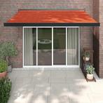 vidaXL Luifel uittrekbaar 3x2,5 m stof en aluminium oranje, Tuin en Terras, Zonneschermen, Verzenden, Nieuw