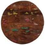 vidaXL Tafelblad rond Ø 50x2,5 cm massief gerecycled hout, Verzenden, Nieuw