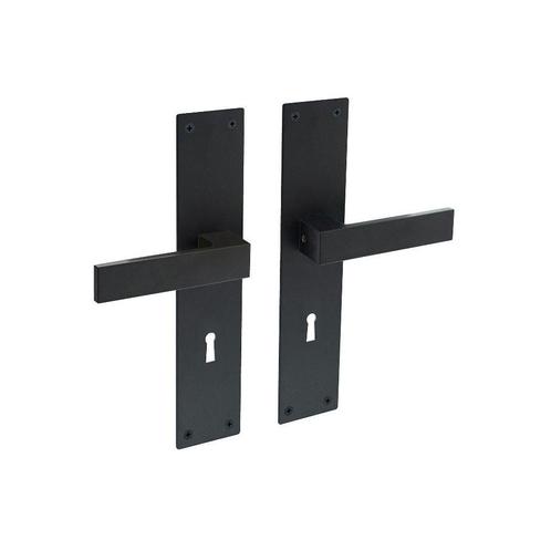 Intersteel Deurkruk Amsterdam op schild sleutelgat 72mm -, Doe-het-zelf en Verbouw, Hang- en Sluitwerk, Nieuw, Verzenden