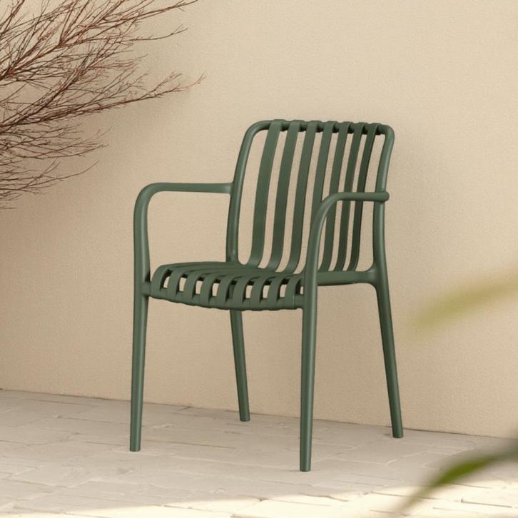 Max terrasstoel - groen, Huis en Inrichting, Stoelen, Nieuw, Ophalen of Verzenden