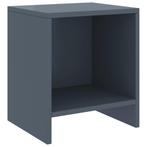 vidaXL Nachtkastje 35x30x40 cm massief grenenhout lichtgrijs, Minder dan 45 cm, Verzenden, Nieuw, Minder dan 55 cm