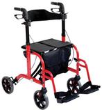 Aidapt rolstoel rollator - rood, Nieuw, Verzenden