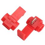 Draad Connectors Aftakklem 0,25 - 1mm2 - Rood 10 stuks, Nieuw, Overige typen, Ophalen of Verzenden