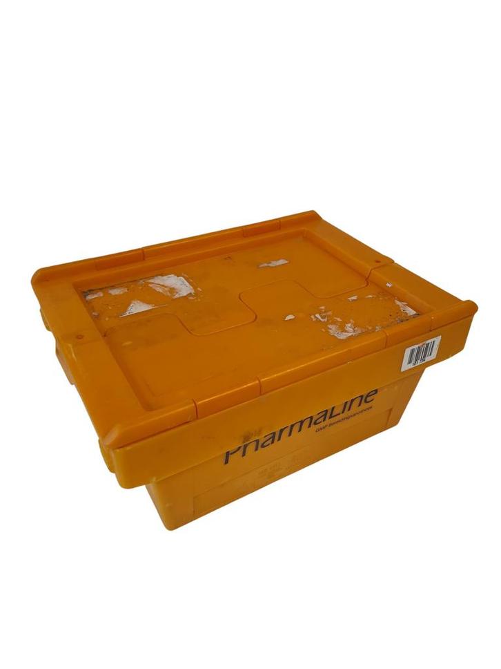 Distributiebak 400x300x173 mm nestbaar, oranje, gebruikt -, Doe-het-zelf en Verbouw, Kratten en Dozen, Minder dan 50 cm, Gebruikt