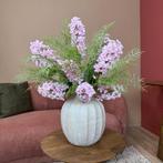 Zijden Bloemen Boeket ‘Hortensia’ | Inclusief Vaas, Huis en Inrichting, Woonaccessoires | Vazen, Ophalen, Nieuw