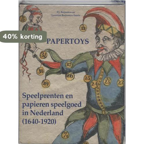 Papertoys Speelprenten en papieren speelgoed in Nederland, Boeken, Kunst en Cultuur | Beeldend, Zo goed als nieuw, Verzenden