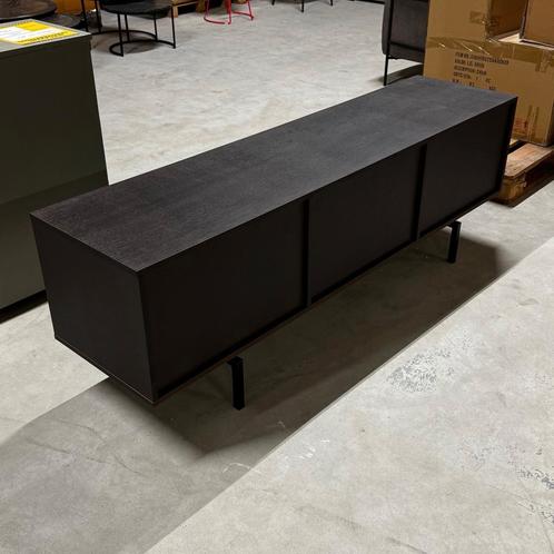 TV-Dressor Arca Japandi Dark Brown 280cm, Huis en Inrichting, Kasten | Dressoirs, Ophalen of Verzenden