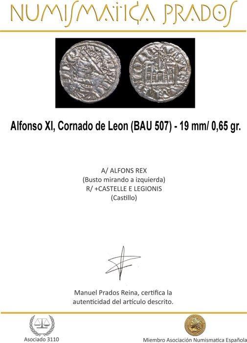 . Koninkrijk Castilië en León Sancho IV (1284-1285). Cornado, Postzegels en Munten, Munten | Europa | Niet-Euromunten