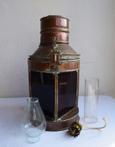 Grote oude scheepslamp - Messing