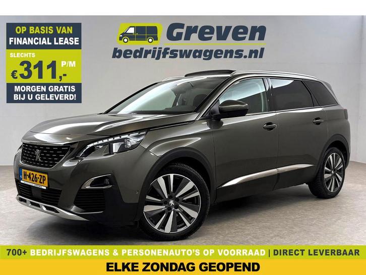 Peugeot 5008 1.2 PureTech Avantage 7-zits Pano 360°Camera, Auto's, Peugeot, Te koop, Automaat, Financial lease, Benzine, Zilver of Grijs