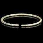 Oud-Romeins Bronzen geribde penannulaire armband (Zonder, Antiek en Kunst