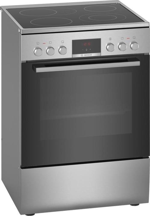Bosch HKR39C250 fornuis keramisch roestvrijstaal, Witgoed en Apparatuur, Fornuizen, 60 cm of meer, Vrijstaand, 4 kookzones, Energieklasse A of zuiniger