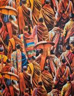 300x280 cm! Exclusieve Oosterse Boeddhistische stof - XXL