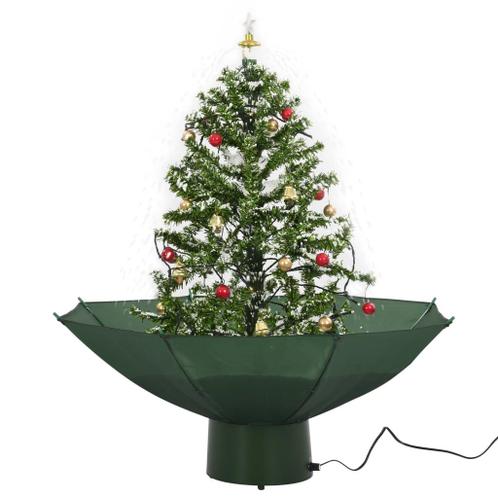 ≥ vidaXL Kerstboom sneeuwend met paraplubasis 75 cm groen — Marktplaats