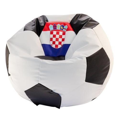 Voetbal zitzak - EURO 2024 - maat L - Ø 90 cm - Kroatie, Huis en Inrichting, Zitzakken, Nieuw, Ophalen of Verzenden