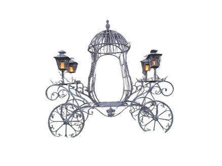 Koets - Metaal - XXL - Bloemmanden, Antiek en Kunst, Curiosa en Brocante