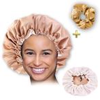Kaki Satijnen Satijnen Slaapmuts / Haar bonnet van Satijn /, Ophalen of Verzenden, Nieuw
