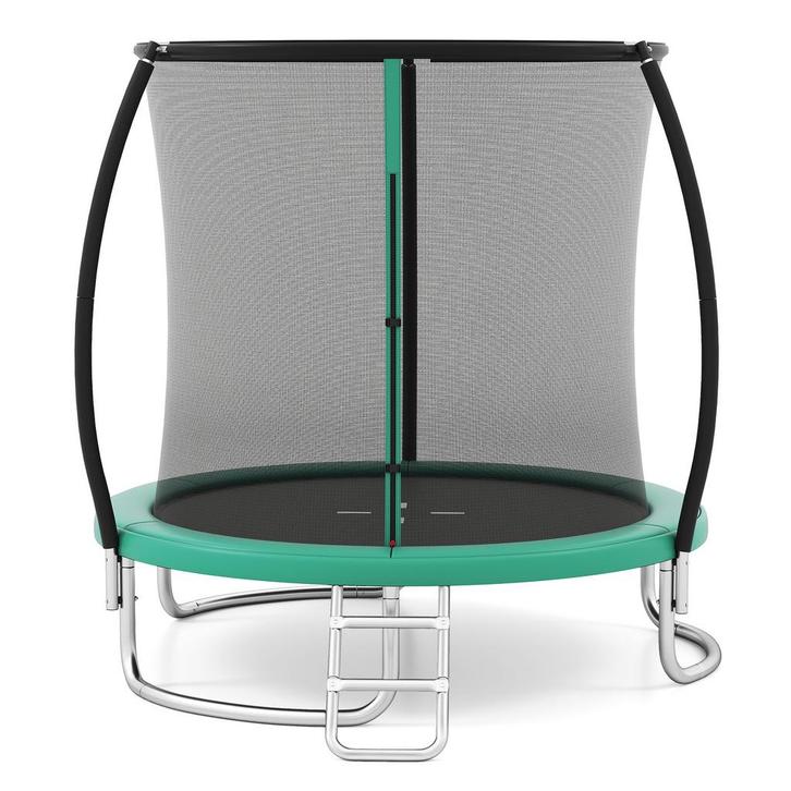 LIVSK Tuintrampoline met Veiligheidsnet en Ladder - Ø244 cm, Kinderen en Baby's, Speelgoed | Buiten | Trampolines, Nieuw, Verzenden