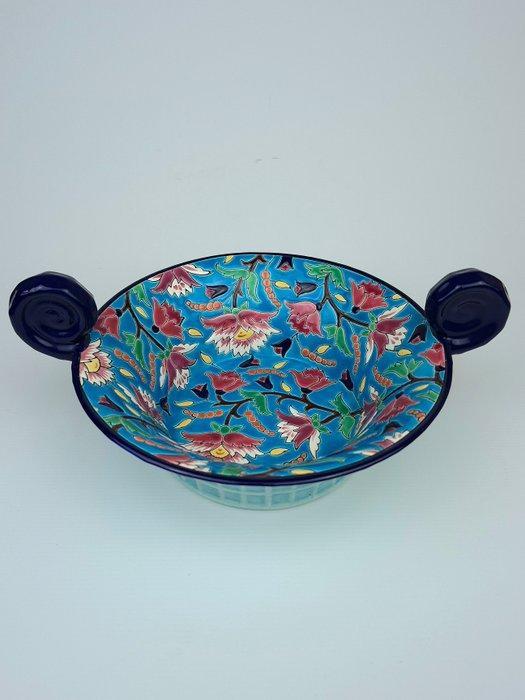Longwy - Fruitmand - Forme 3123 Décor 5685 - Creamware -, Antiek en Kunst, Antiek | Meubels | Tafels