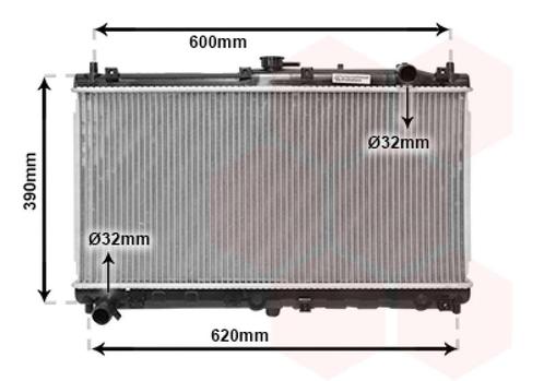 RADIATOR VOOR MAZDA MX-5 NB 1998-2005 BP4W15200A, Auto-onderdelen, Airco en Verwarming, Nieuw, Ophalen of Verzenden