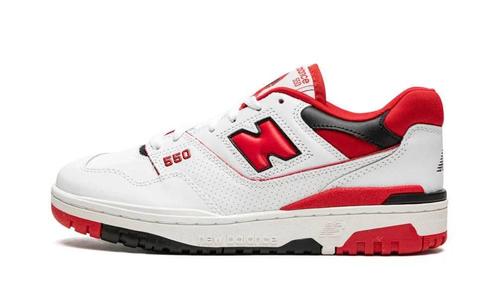 New Balance 550 White Red - Maat 42 EU, Kleding | Heren, Schoenen, Ophalen of Verzenden