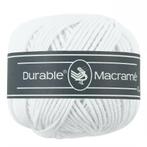 Durable Macramé - 310 white - Katoen Garen, Hobby en Vrije tijd, Breien en Haken, Ophalen of Verzenden, Nieuw