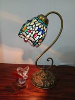Tafellamp - Libellen - Kristal, Lood - Stijl Tiffany, Antiek en Kunst