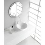 Wiesbaden Circle Waskom Rond - 42x15cm - Keramiek - Glans, Doe-het-zelf en Verbouw, Sanitair, Ophalen of Verzenden, Nieuw