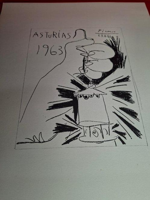 Pablo Picasso (1881-1973) - Pablo Picasso – Asturias, 1963 –, Antiek en Kunst, Antiek | Overige Antiek