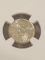 Nederlands-Indië. 1/10 Gulden 1945 P, P points to Top of, Postzegels en Munten, Munten | Nederland