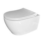 Wandcloset Sanicare Rondo Rimfree Compact Met Bidetspoeler, Doe-het-zelf en Verbouw, Sanitair, Ophalen of Verzenden, Nieuw, Overige typen