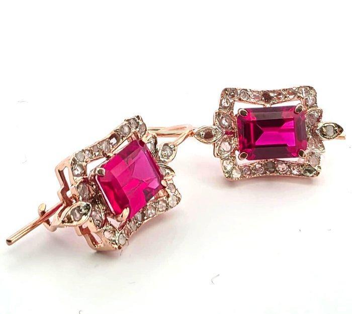 Zonder Minimumprijs - Oorbellen - 9 kt. Roségoud, Zilver, Sieraden, Tassen en Uiterlijk, Oorbellen