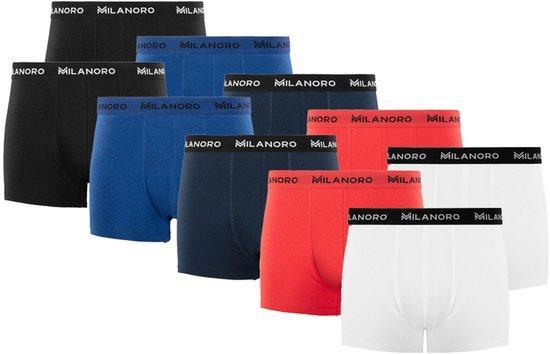 2dekans | Milanoro Boxershorts - Set van 10 - Katoen -, Kleding | Heren, Ondergoed, Wit, Ophalen of Verzenden